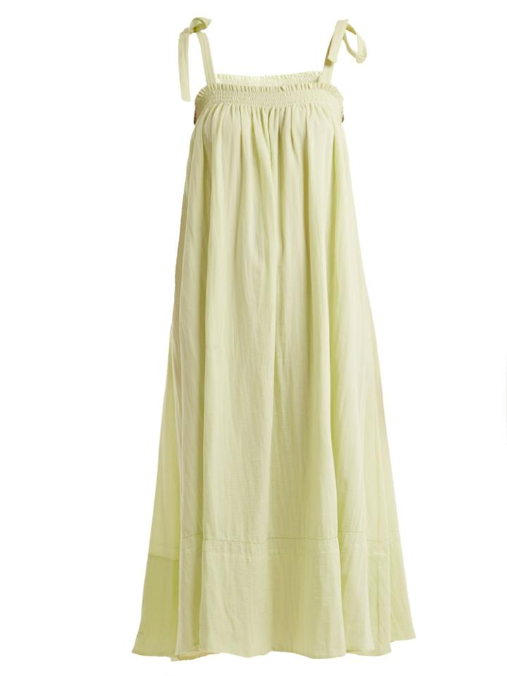 Loup Charmant Bastille Square-neck Cotton Dress