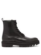 Matchesfashion.com Ami - Tread-sole Leather Boots - Mens - Black