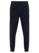 Matchesfashion.com Polo Ralph Lauren - Logo Embroidered Fleece Track Pants - Mens - Navy