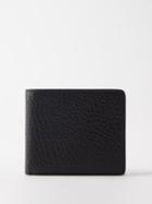 Maison Margiela - Four Stitches Grained Leather Bi-fold Wallet - Mens - Black