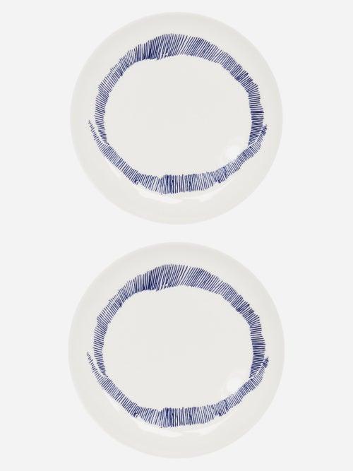 Serax - X Ottolenghi Set Of Two Feast Small Plate - White Blue
