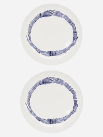 Serax - X Ottolenghi Set Of Two Feast Small Plate - White Blue