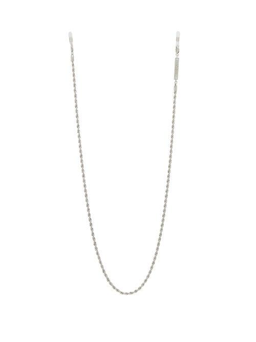 Matchesfashion.com Frame Chain - Hey Shorty Gold Plated Glasses Chain - Womens - White Gold