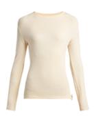 Matchesfashion.com Paco Rabanne - Ribbed Knit Wool Blend Sweater - Womens - Cream