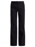 Matchesfashion.com Chlo - Serge High Rise Wool Blend Trousers - Womens - Navy