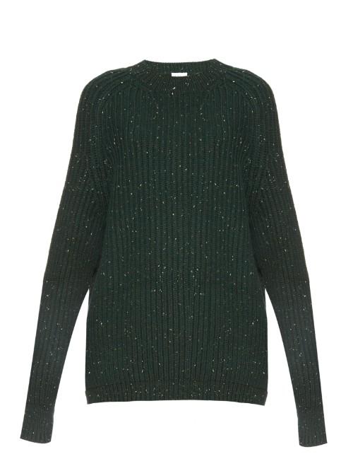 Raey Donegal Wool And Cashmere-blend Sweater