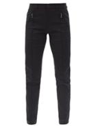 Matchesfashion.com Bogner - Tessy Logo-jacquard Slim-leg Trousers - Womens - Black