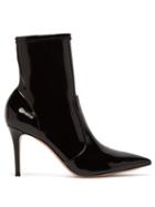 Matchesfashion.com Gianvito Rossi - Imogen 85 Patent Leather Ankle Boot - Womens - Black