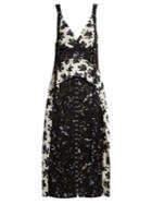 Proenza Schouler Floral-print V-neck Dress