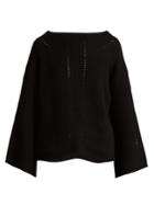Nili Lotan Leyton Ribbed-knit Cashmere Sweater