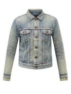 Saint Laurent - Stonewashed Denim Jacket - Mens - Blue