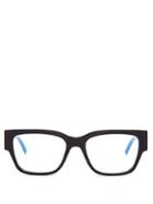 Matchesfashion.com Saint Laurent - Monogram Square Frame Glasses - Womens - Black