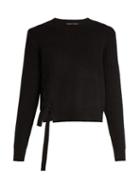 Proenza Schouler Lace Up-panel Wool And Cashmere-blend Sweater