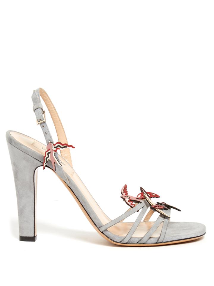 Valentino Garden Of Delight Suede Sandals