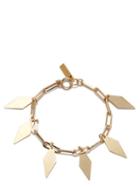 Isabel Marant - Leaf-charm Chain Bracelet - Womens - Gold