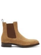 Matchesfashion.com Alexander Mcqueen - Goodyear Suede Chelsea Boots - Mens - Brown