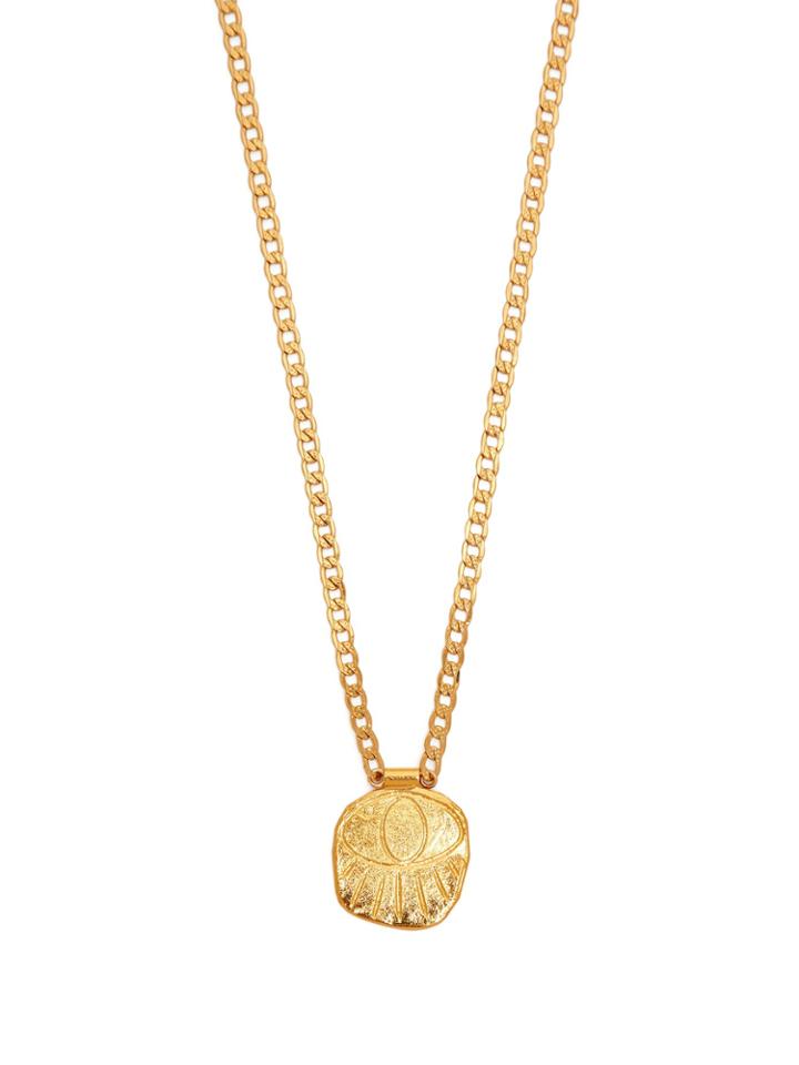 Elise Tsikis Topia Gold-plated Eye Necklace