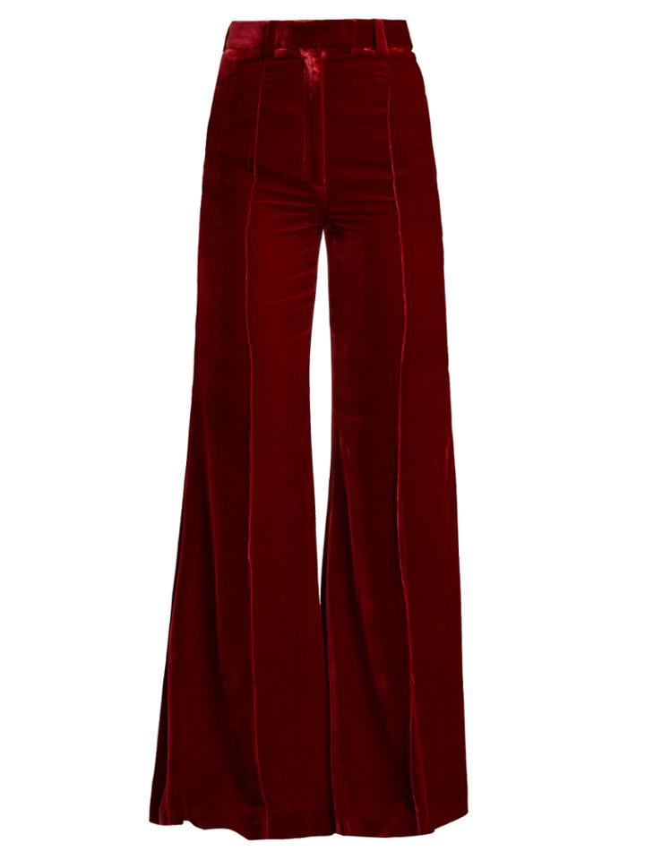 Racil Lincoln Wide-leg Velvet Trousers
