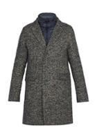 Matchesfashion.com Herno - Scott Tweed Overcoat - Mens - Black Multi