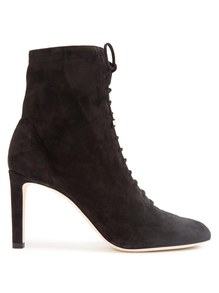 Jimmy Choo Daize Lace-up Suede Ankle Boots