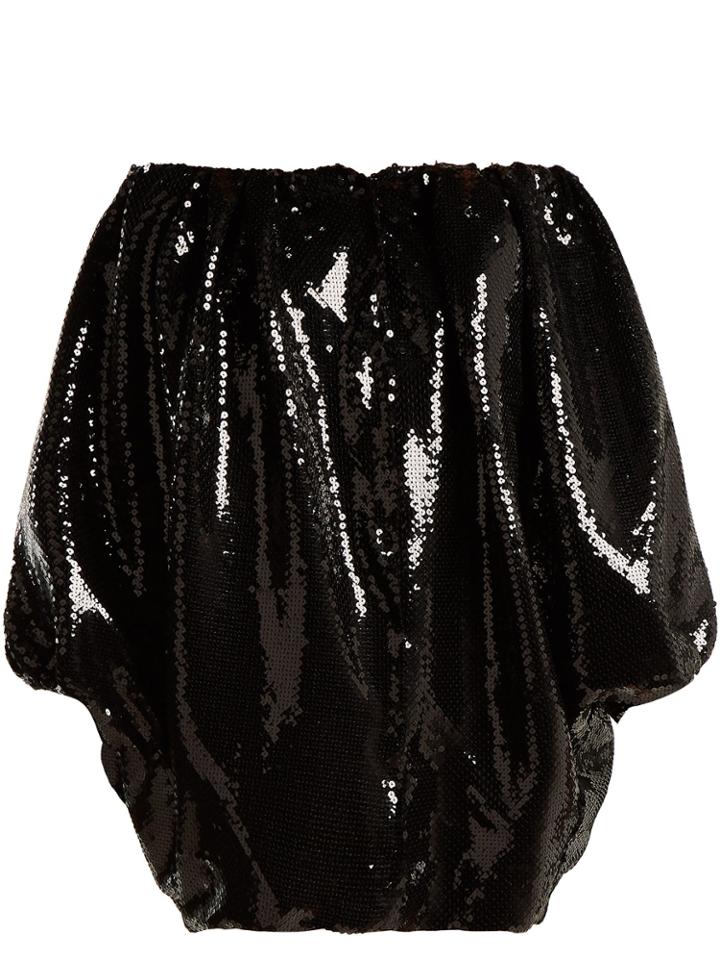Halpern Off-the-shoulder Sequin-embellished Dress