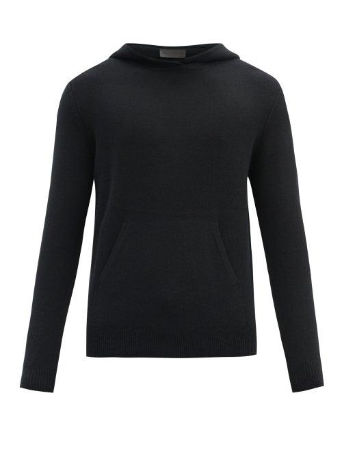 Matchesfashion.com Iris Von Arnim - Terrence Cashmere-blend Hooded Sweater - Mens - Black