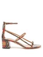 Matchesfashion.com Aquazzura - Super Model Elaphe Sandals - Womens - Multi
