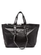 Matchesfashion.com Balenciaga - Carry Shopper S Leather Bag - Mens - Black White
