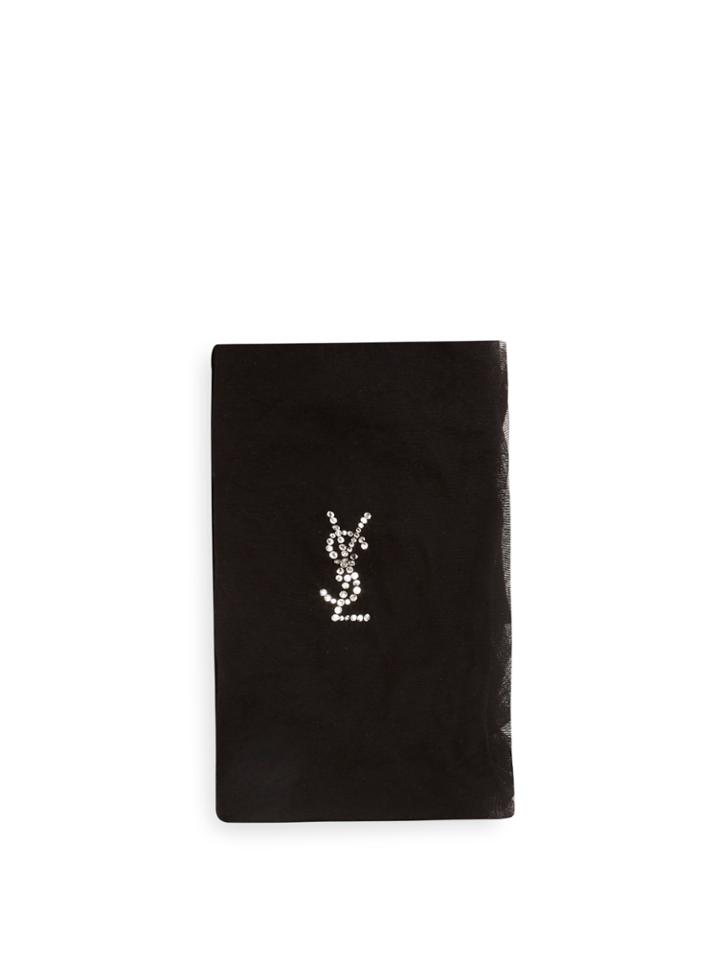 Saint Laurent Crystal-embellished Sheer Tights