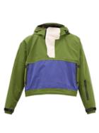 Matchesfashion.com Templa - Cropped Bio Shell Hooded Anorak - Womens - Green