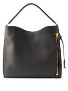 Tom Ford - Alix Small Grained-leather Shoulder Bag - Womens - Black
