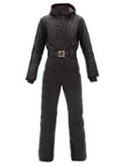 Fendi - Ff-print Belted Ski Suit - Womens - Black