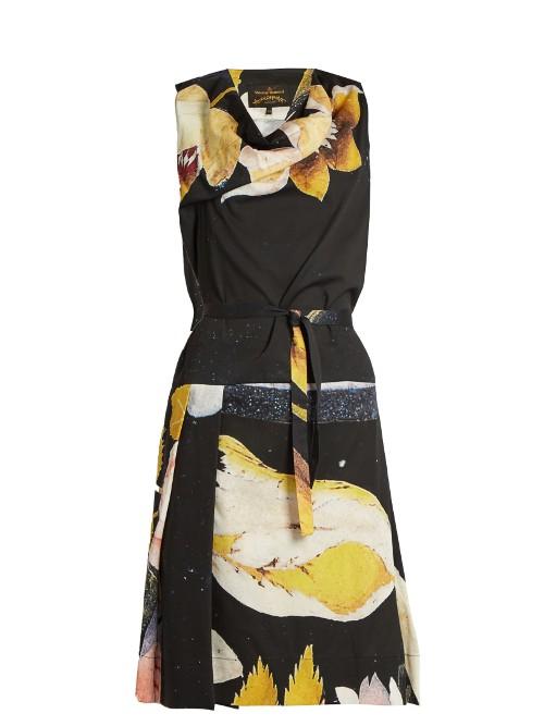 Vivienne Westwood Anglomania Capri Floral-print Cotton Dress