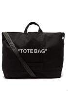 Off-white Quote Canvas Tote Bag