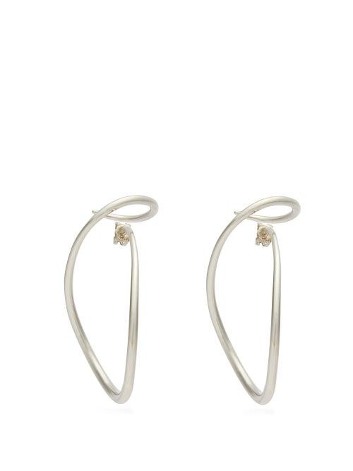 Matchesfashion.com Charlotte Chesnais - Looping Silver Earrings - Womens - Silver