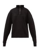 Les Tien - Yacht Fleece-back Jersey Sweatshirt - Womens - Black
