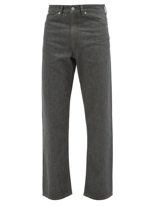 Lemaire - Seamless-side Straight-leg Jeans - Mens - Grey