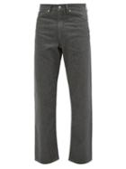 Lemaire - Seamless-side Straight-leg Jeans - Mens - Grey