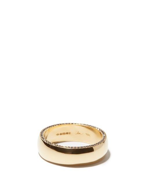 Matchesfashion.com Lizzie Mandler - Othello Diamond & 18kt Gold Ring - Mens - Gold