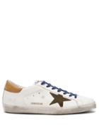 Matchesfashion.com Golden Goose - Superstar Suede-trimmed Leather Trainers - Mens - White