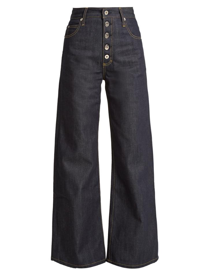Eve Denim Charlotte High-rise Wide-leg Jeans