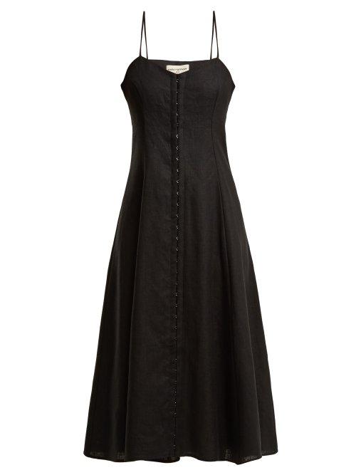 Matchesfashion.com Mara Hoffman - Robyn A Line Dress - Womens - Black
