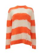 Matchesfashion.com Acne Studios - Kantonia Striped Sweater - Womens - Orange Multi