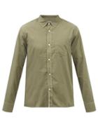 Officine Gnrale - Esteban Cotton Shirt - Mens - Green