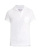 Matchesfashion.com Orlebar Brown - Terry Towelling Cotton Polo Shirt - Mens - White
