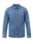 Matchesfashion.com A.p.c. - Victor Denim Shirt - Mens - Light Blue