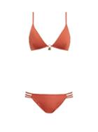 Matchesfashion.com Melissa Odabash - Como Triangle Bikini - Womens - Dark Orange