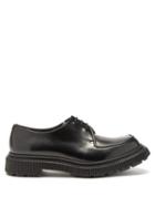 Adieu - Chunky-sole Leather Derby Shoes - Mens - Black