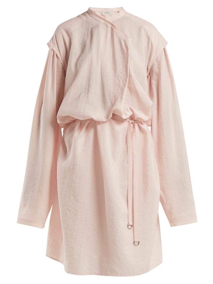 Lemaire Hammered Silk-blend Dress