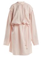 Lemaire Hammered Silk-blend Dress